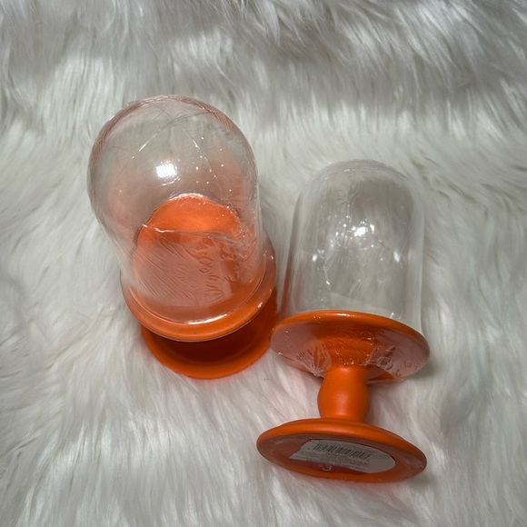 Orange Glass Dome Home Accents - Picture 2 of 5